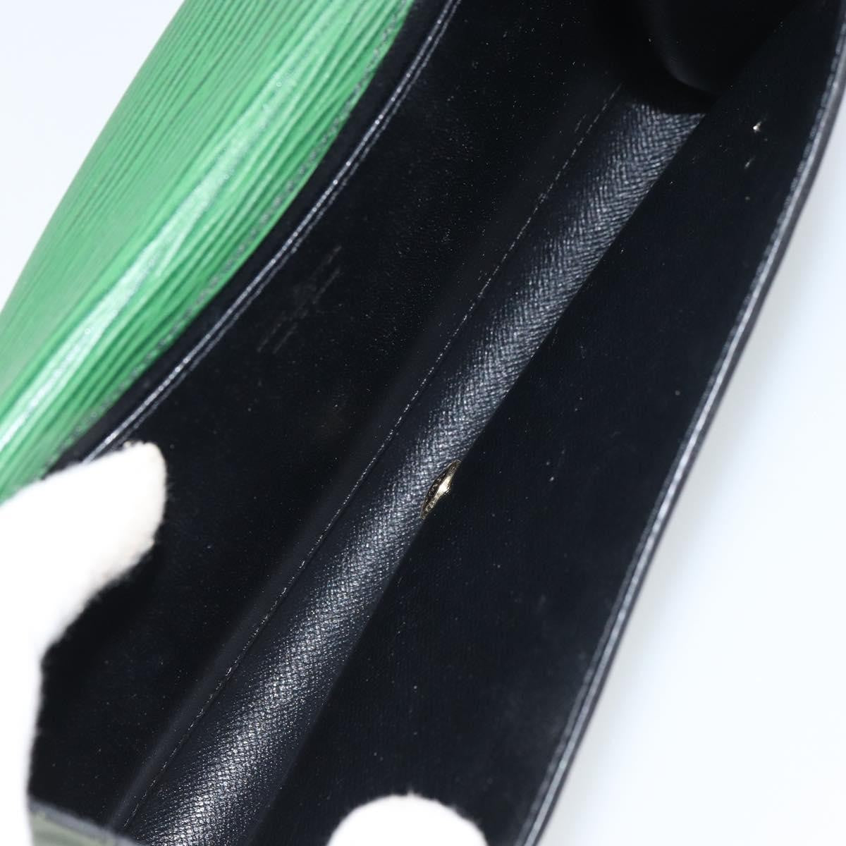 Louis Vuitton Art Deco Clutch Epi Leather, GREEN, LEATHER, Clutche & pouche