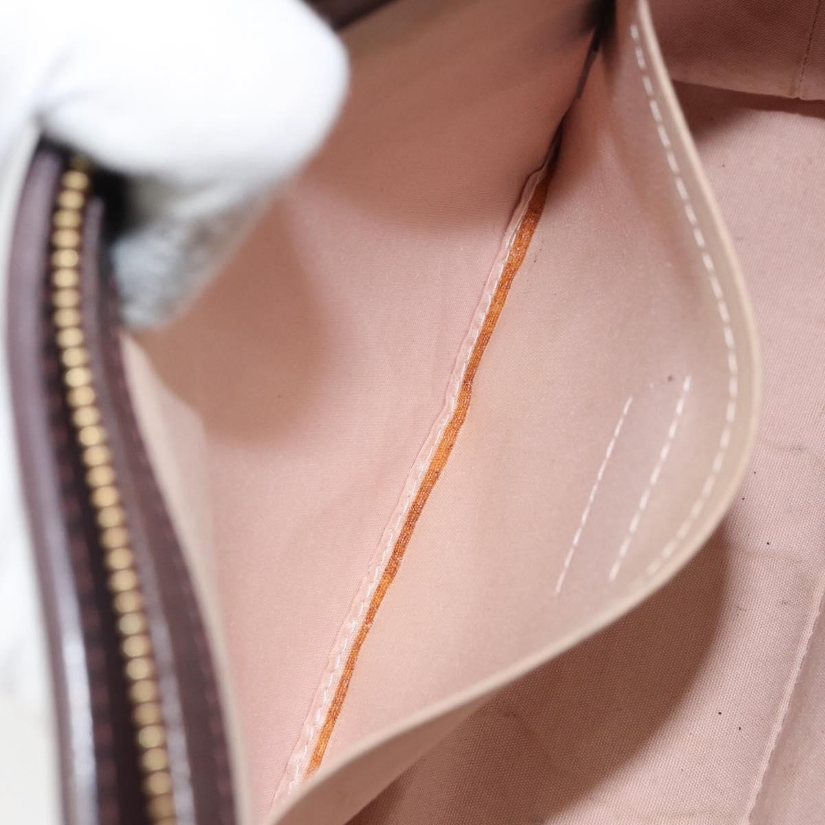 Louis Vuitton Lucille Handbag Mini Lin, RED, CANVAS, Handbag