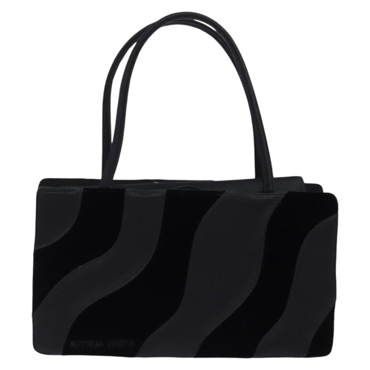 Bottega Veneta Vintage handbag Velvet, BLACK, VELVET, Handbag