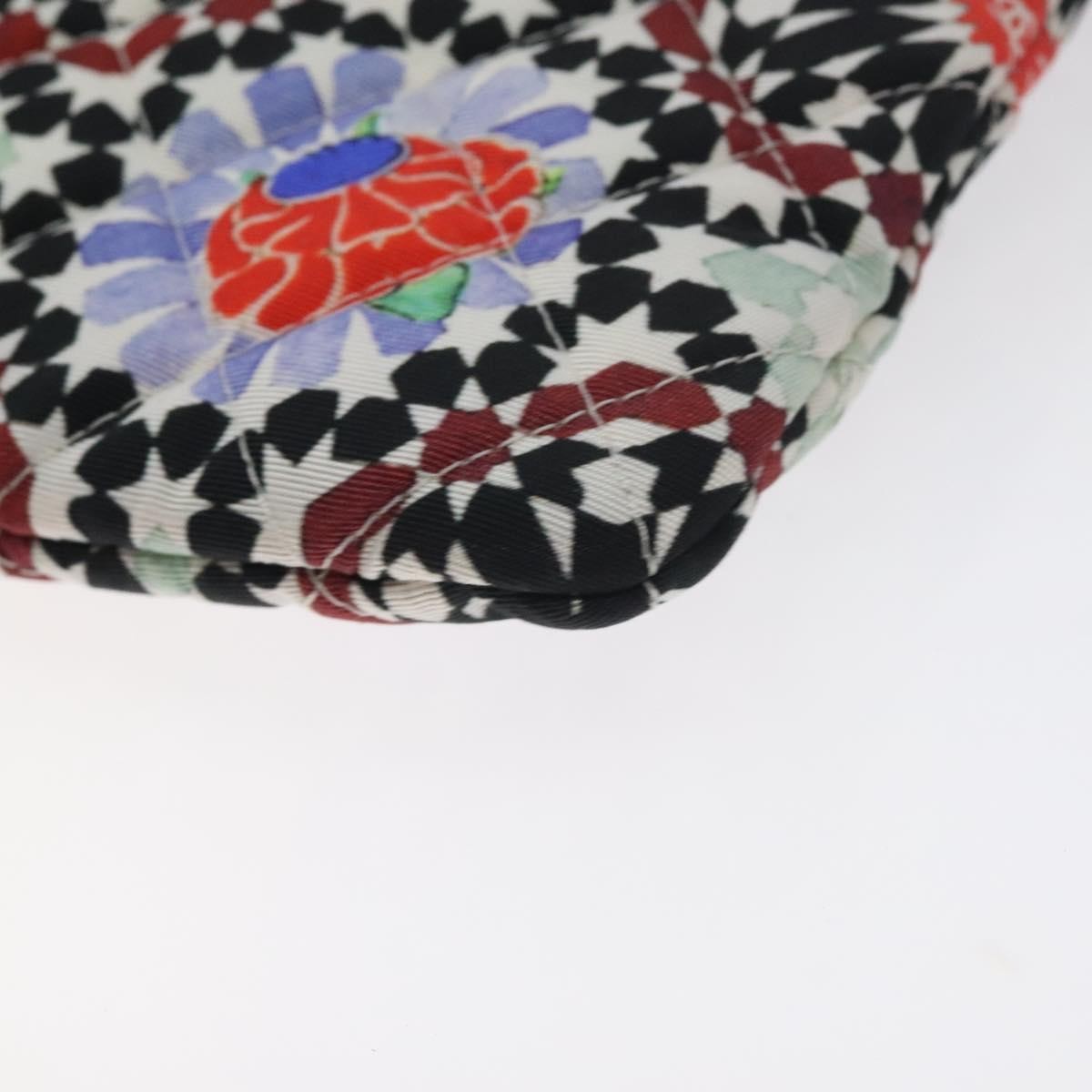 Chanel Dubai O Case Clutch Quilted Printed Nylon, MULTICOLOUR, NYLON, Clutche & pouche