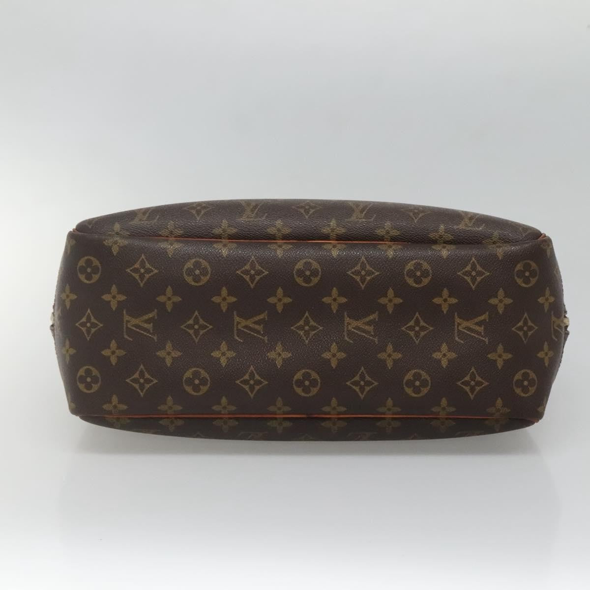 Louis Vuitton Deauville Handbag Monogram Canvas, BROWN, CANVAS, Handbag