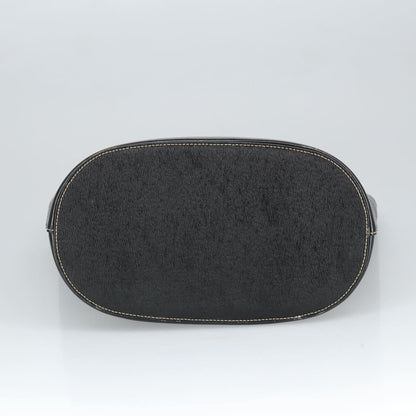 Burberry Handle Tote Leather, BLACK, LEATHER, Tote bag