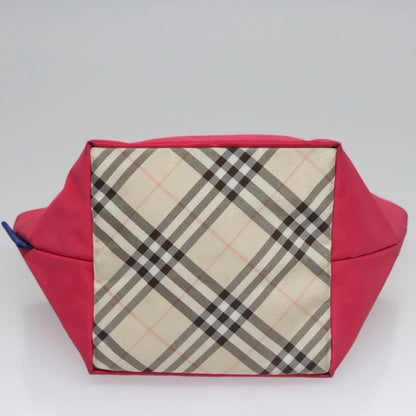 Burberry Nova Check Tote Nylon, PINK, NYLON, Tote bag