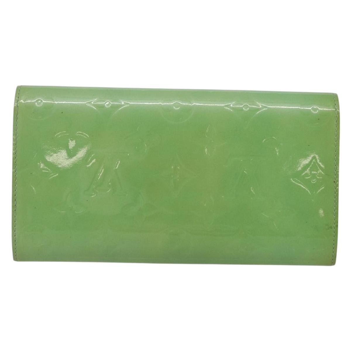 Louis Vuitton Vintage Sarah Wallet Patent leather, GREEN, PATENT_LEATHER, Wallets