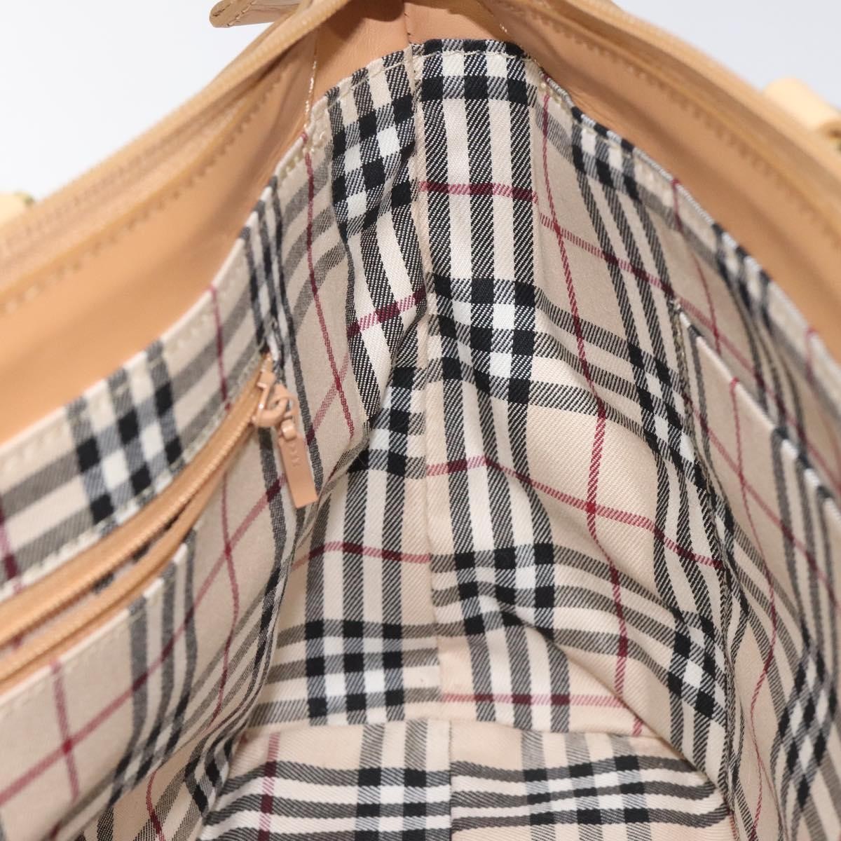 Burberry Vintage Handbag Leather, BEIGE, LEATHER, Handbag