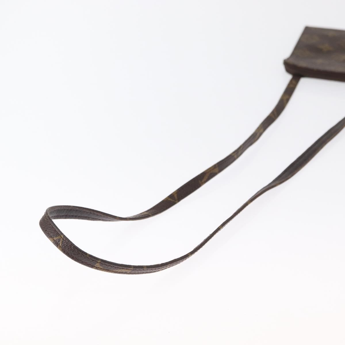 Louis Vuitton Pochette Secret Monogram canvas, BROWN, CANVAS, Clutche & pouche