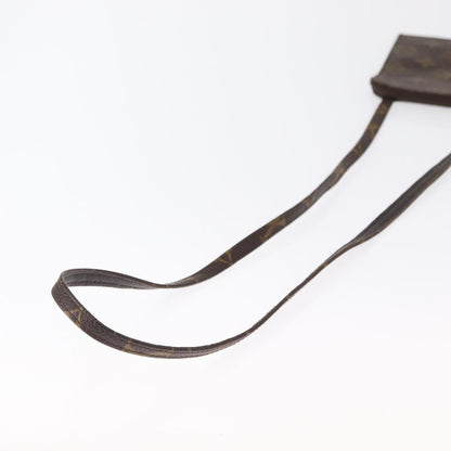 Louis Vuitton Pochette Secret Monogram canvas, BROWN, CANVAS, Clutche & pouche