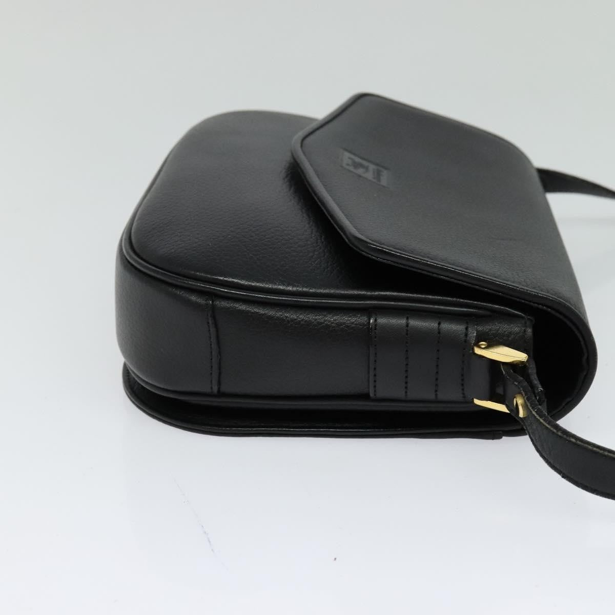Burberry Flap Shoulder Bag Leather, BLACK, LEATHER, Shoulder bag