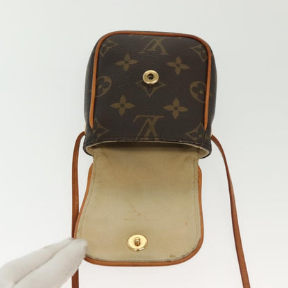 Louis Vuitton Cancun Pochette Monogram Canvas, BROWN, CANVAS, Shoulder bag
