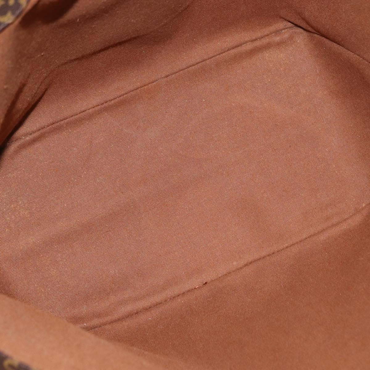 Louis Vuitton Shopping Sac Handbag Monogram Canvas, BROWN, CANVAS, Tote bag