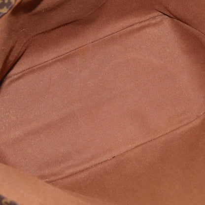 Louis Vuitton Shopping Sac Handbag Monogram Canvas, BROWN, CANVAS, Tote bag