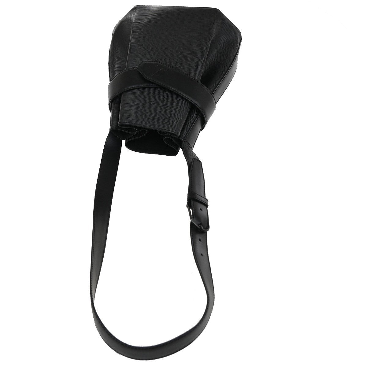 Louis Vuitton Vintage Sac d'Epaule Handbag Epi Leather, BLACK, LEATHER, Shoulder bag