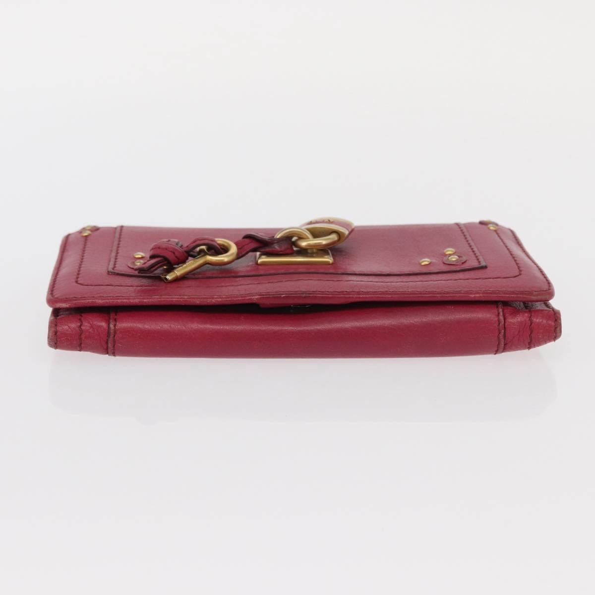 Chloe Paddington Wallet Leather, PINK, LEATHER, Wallets