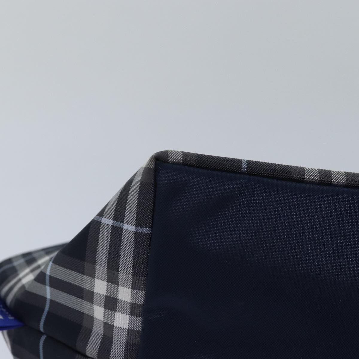 Burberry Nova Check Tote Nylon, NAVY, NYLON, Tote bag
