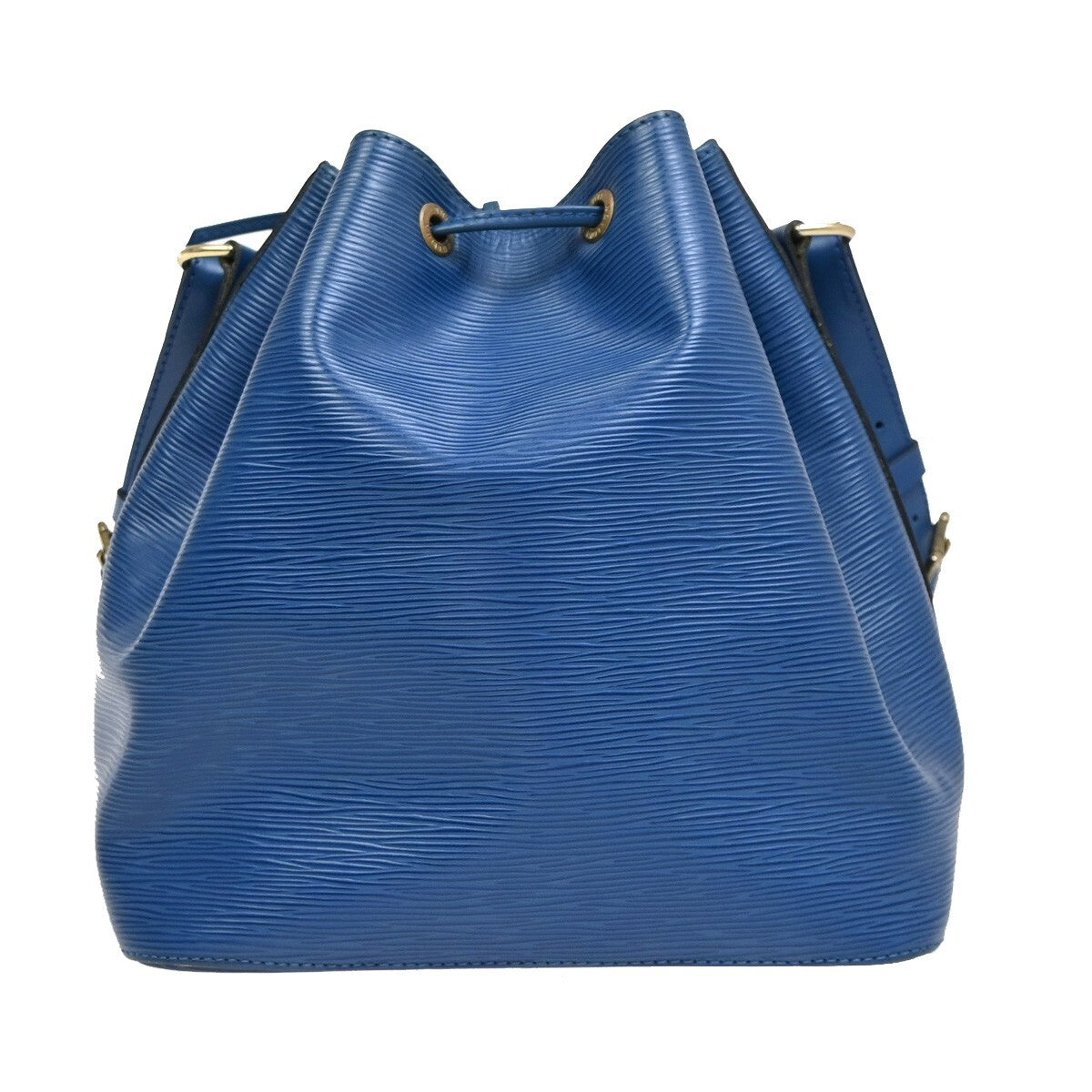 Louis Vuitton Petit Noe Handbag Epi Leather, BLUE, LEATHER, Handbag