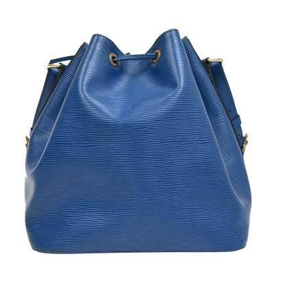 Louis Vuitton Petit Noe Handbag Epi Leather, BLUE, LEATHER, Handbag