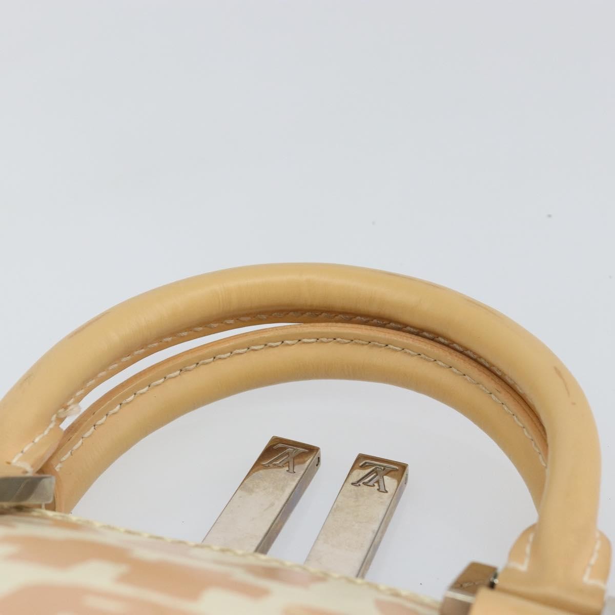 Louis Vuitton Alma Handbag Limited Edition Graffiti Leather, WHITE, CANVAS, Handbag