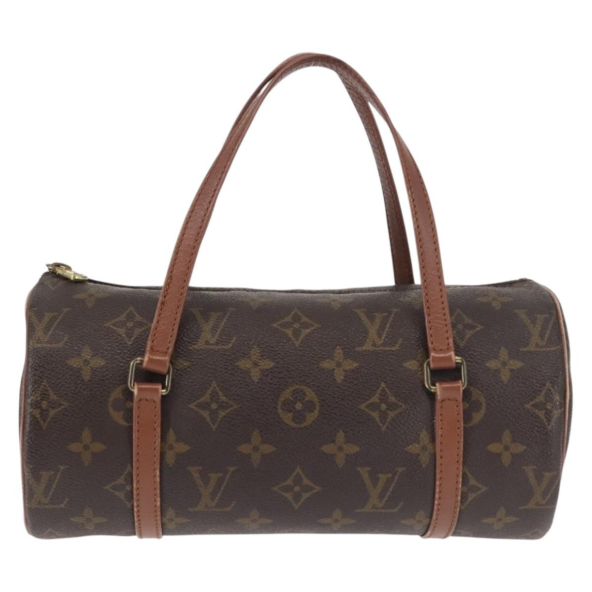 Louis Vuitton Papillon Handbag Monogram Canvas, BROWN, CANVAS, Handbag