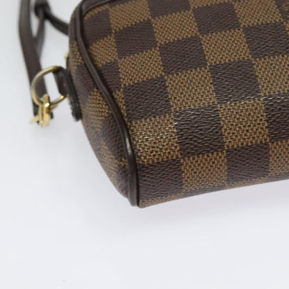 Louis Vuitton Ipanema Pochette Damier, BROWN, CANVAS, Shoulder bag