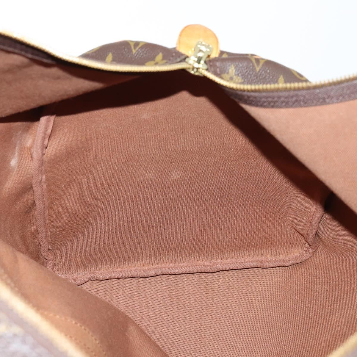 Louis Vuitton Keepall Bandouliere Bag Monogram Canvas, BROWN, CANVAS, Travel bag