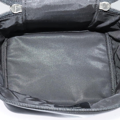 Salvatore Ferragamo Vintage Gancini Pochette Leather, BLACK, LEATHER, Handbag