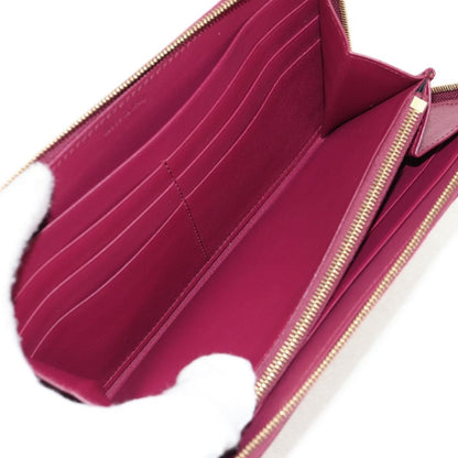 Celine Multifunction Flap Wallet Leather, BURGUNDY, LEATHER, Wallets