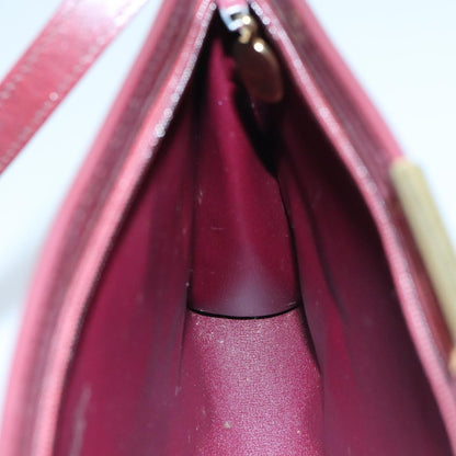 Christian Dior Vintage Trotter Shoulder Bag Nylon, BURGUNDY, NYLON, Shoulder bag