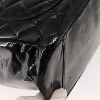 Chanel Grand Shopping Tote Quilted Patent, BLACK, PATENT_LEATHER, Tote bag