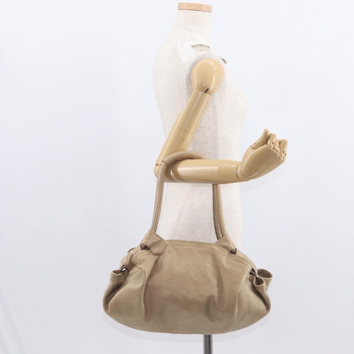 Loewe Anagram Logo Nappa Aire Hand Bag Leather, BEIGE, LEATHER, Handbag