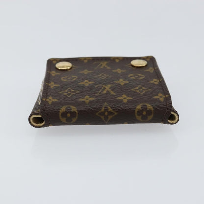 Louis Vuitton CASE JEWELRY BOX Canvas, BROWN, CANVAS, Wallets