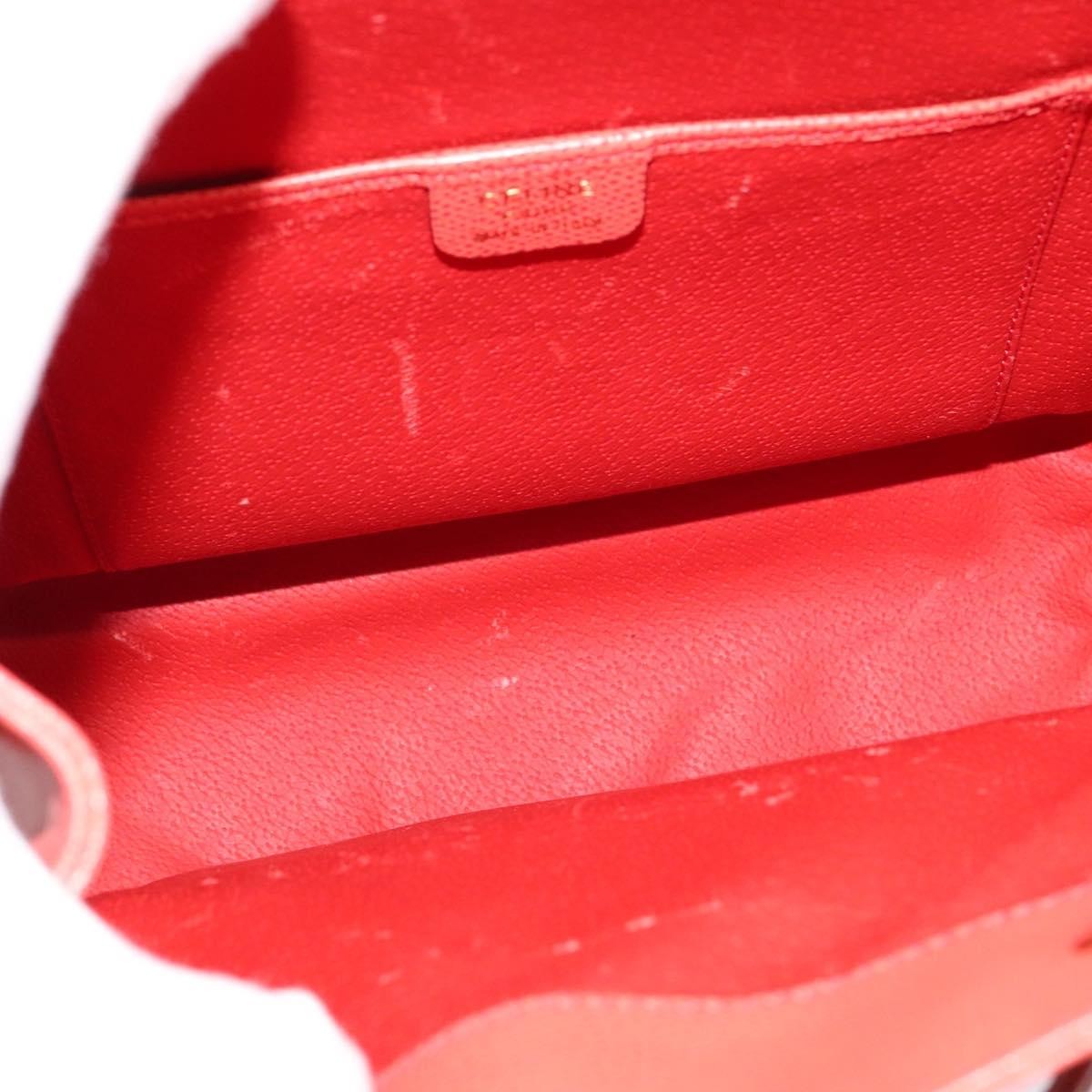 Celine Backpack Leather, ORANGE, LEATHER, Backpack