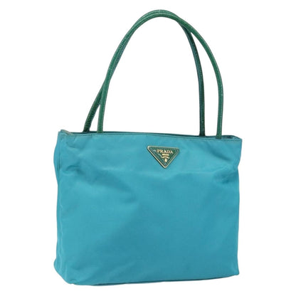 Prada Vintage Handbag Tessuto, TURQUOISE, NYLON, Handbag