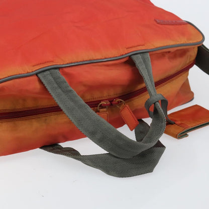 Prada Boston Bag Tessuto, RED, NYLON, Travel bag