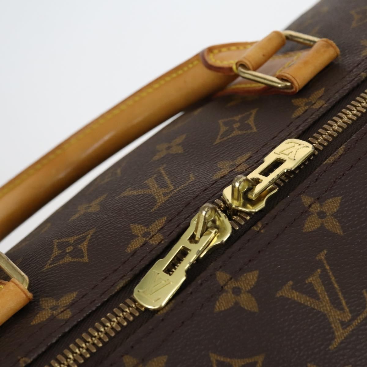 Louis Vuitton Keepall Bandouliere Bag Monogram Canvas, BROWN, CANVAS, Travel bag