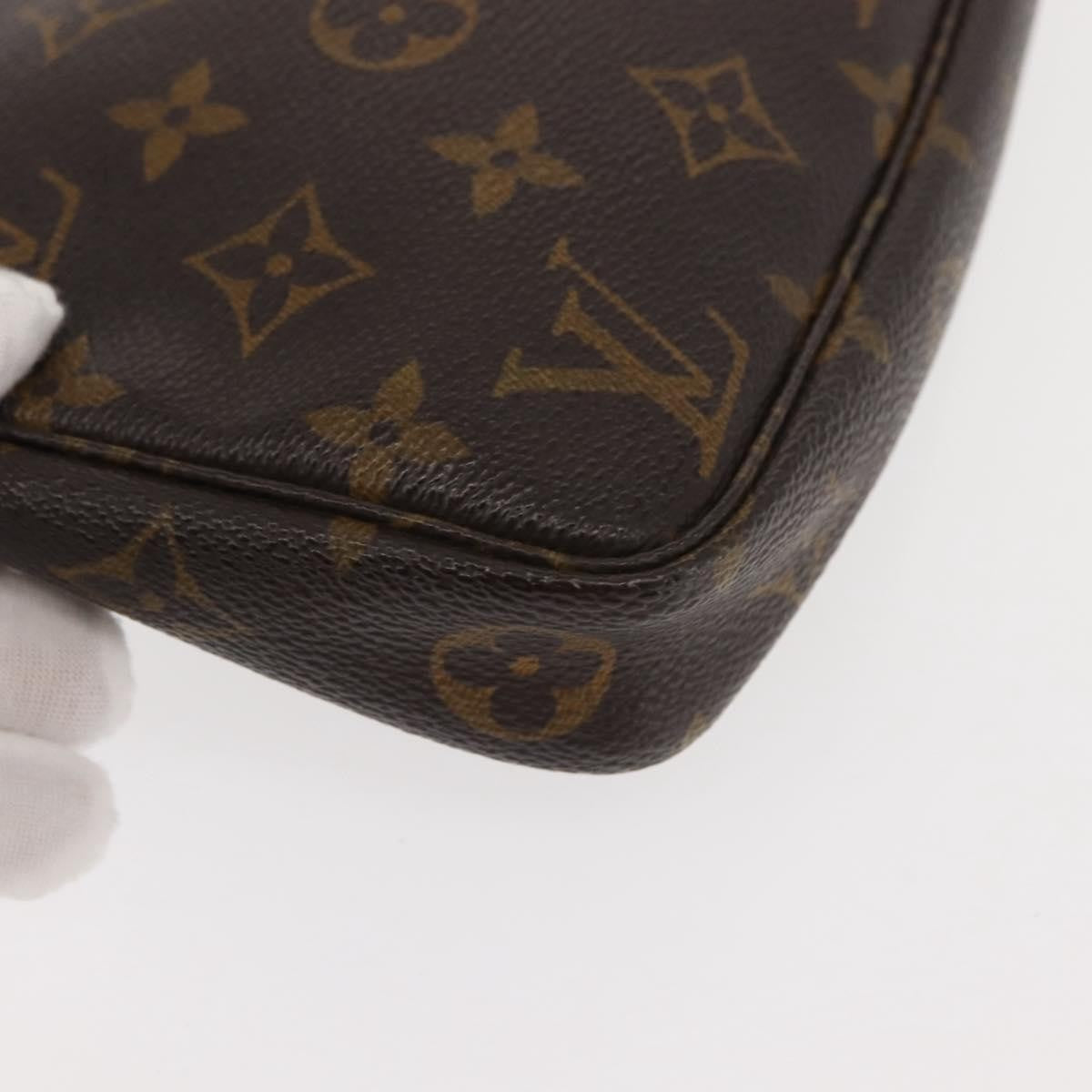 Louis Vuitton Pochette Accessoires NM Monogram Canvas, BROWN, CANVAS, Clutche & pouche