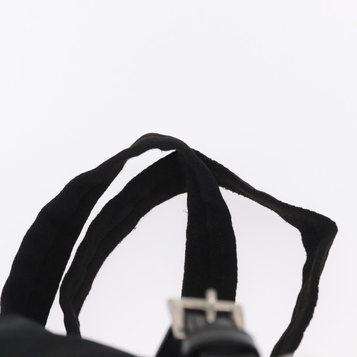 Prada Vela Double Front Pocket Backpack Tessuto with Saffiano Leather, BLACK, NYLON, Backpack