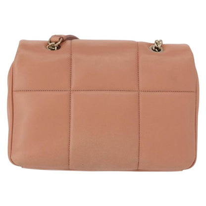Salvatore Ferragamo Vara Soft Flap Bag Quilted Leather, PINK, LEATHER, Shoulder bag
