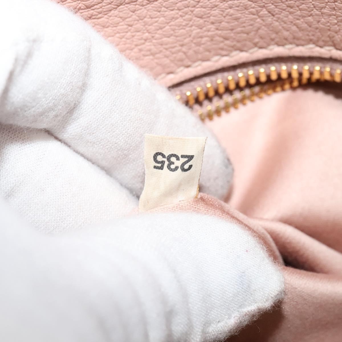 Miu Miu Madras Fiocco Bow Tote Leather, PINK, LEATHER, Tote bag