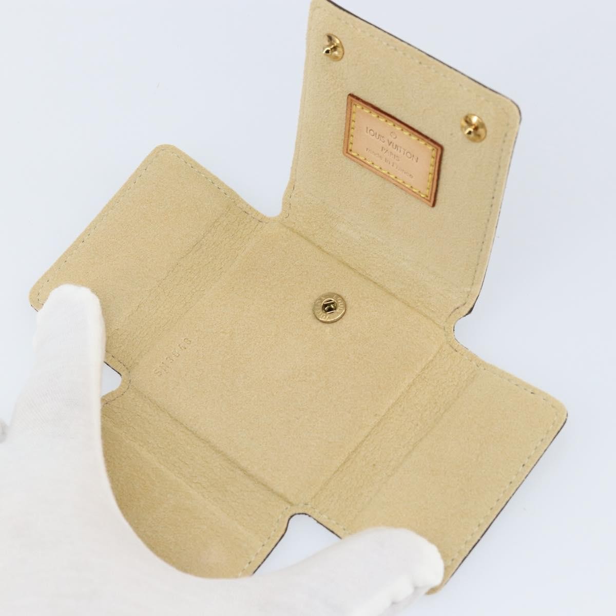 Louis Vuitton CASE JEWELRY BOX Canvas, BROWN, CANVAS, Wallets