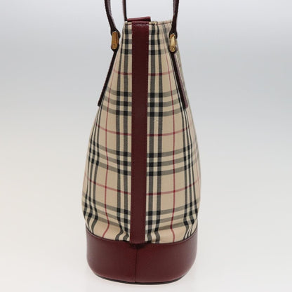 Burberry Nova Check Tote canvas check pattern, BEIGE, CANVAS, Tote bag