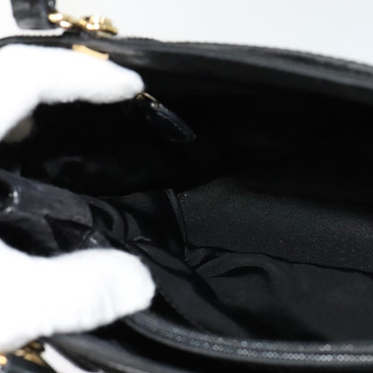 Christian Dior Vintage Trotter Horizontal Tote Canvas, BLACK, CANVAS, Tote bag