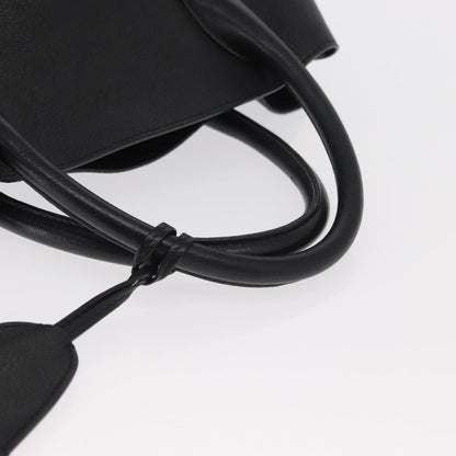 Christian Dior Open Bar Bag Leather, BLACK, LEATHER, Handbag