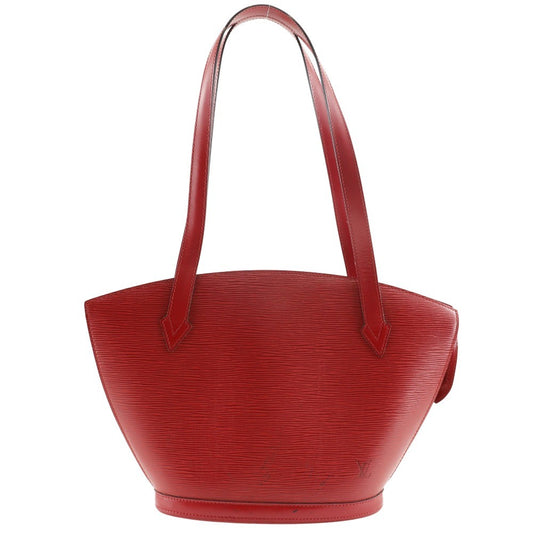 Louis Vuitton Saint Jacques Handbag Epi Leather, RED, LEATHER, Shoulder bag