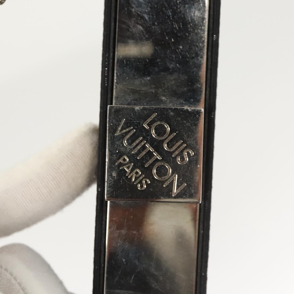 Louis Vuitton Saint Ange Handbag Monogram Satin, BLACK, SATIN, Handbag