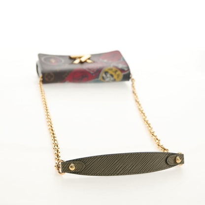 Louis Vuitton Twist Chain Wallet Limited Edition Kabuki Stickers Monogram Canvas, MULTICOLOUR, CANVAS, Clutche & pouche