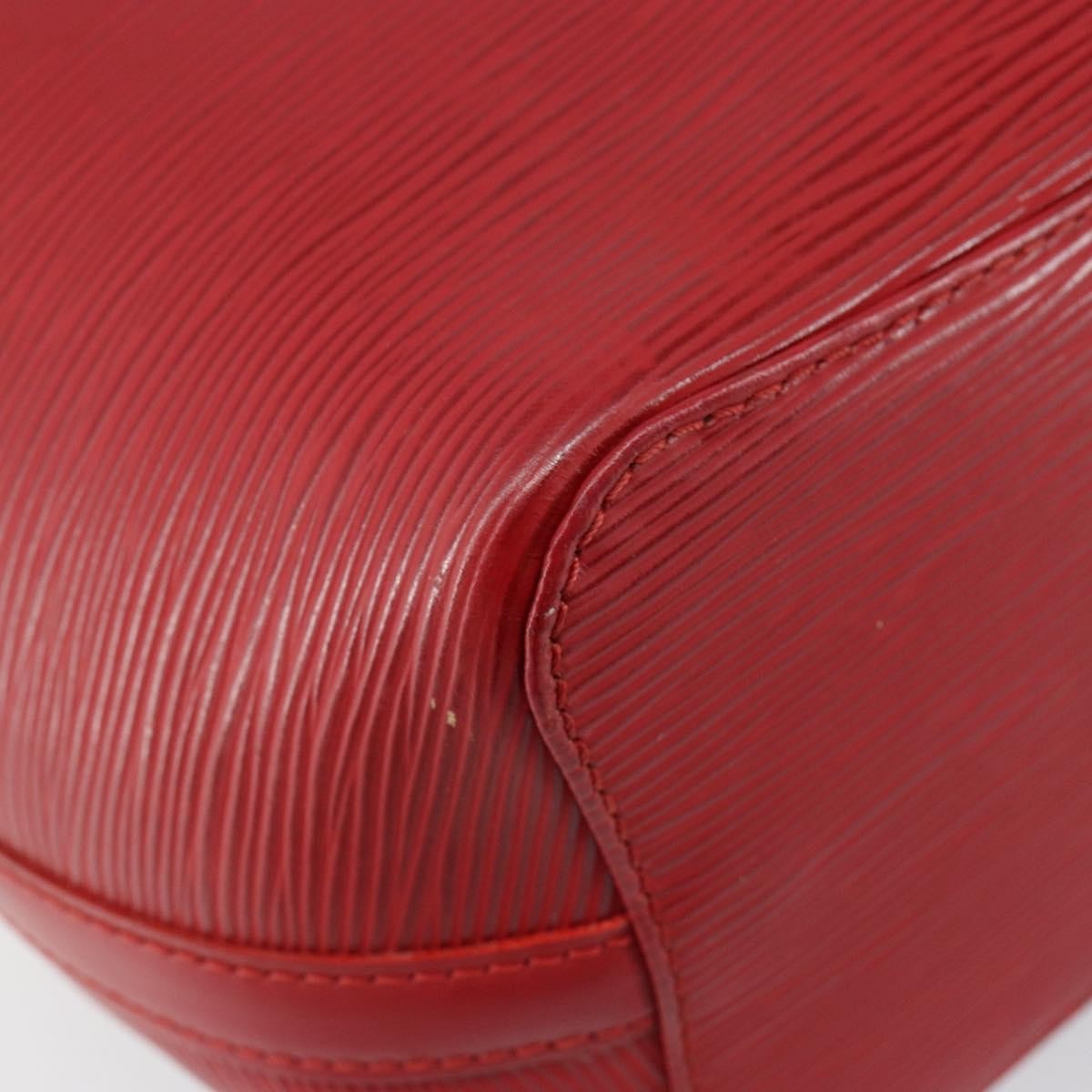 Louis Vuitton Mandara Handbag Epi Leather, RED, LEATHER, Shoulder bag