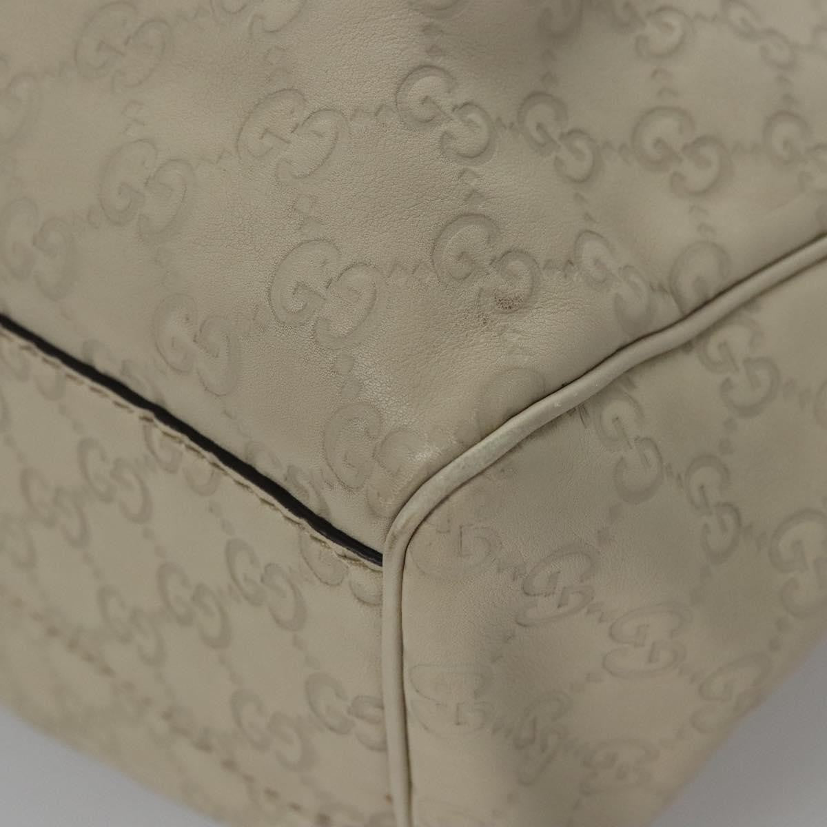 Gucci Sukey Tote Leather, WHITE, LEATHER, Handbag