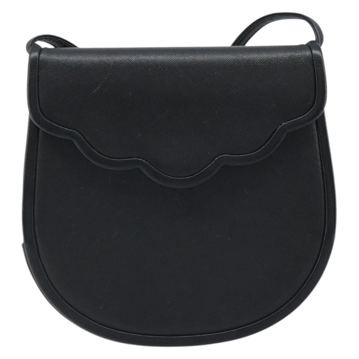 Saint Laurent Vintage Shoulder Bag Leather, Black, Leather, Shoulder Bag