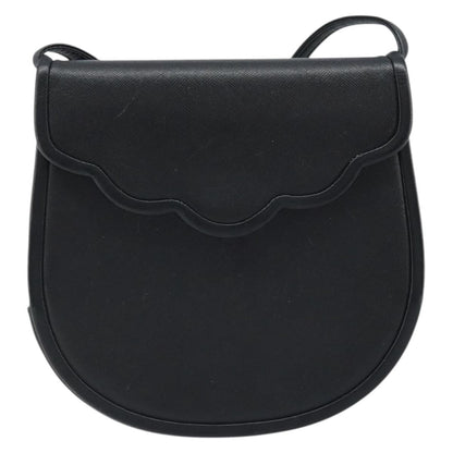 Saint Laurent Vintage Shoulder Bag Leather, Black, Leather, Shoulder Bag