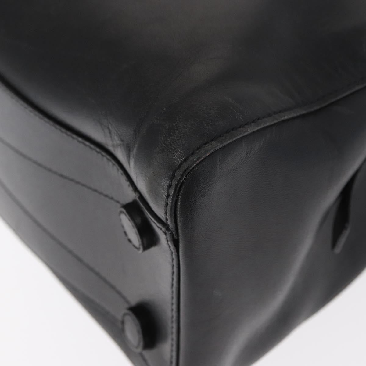 Prada Vintage Briefcase Leather, BLACK, LEATHER, Briefcase